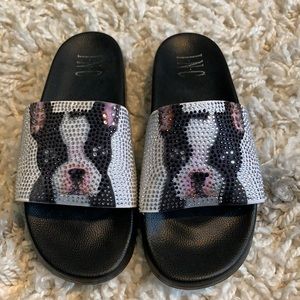 INC Rhinestone Bling Slides🐶